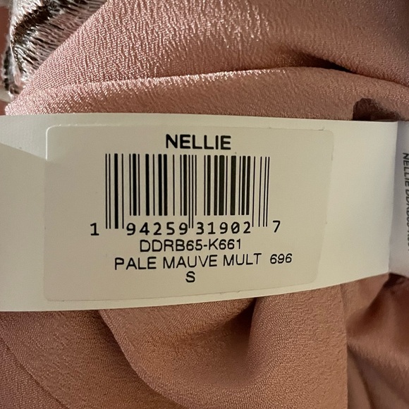 Dress The Population Women's Nellie Floral Embroidered Fit & Flare Dress Mauve - Picture 4 of 16